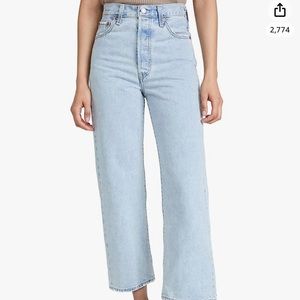 Levi's Women's Premium Ribcage Straight Ankle Jeans